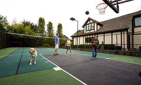 баскетбол во дворе
